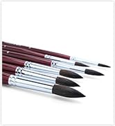 Transon Squirrel Hair Round Paint Brush Set for Watercolor Gouache Ink Acrylic Art Painting