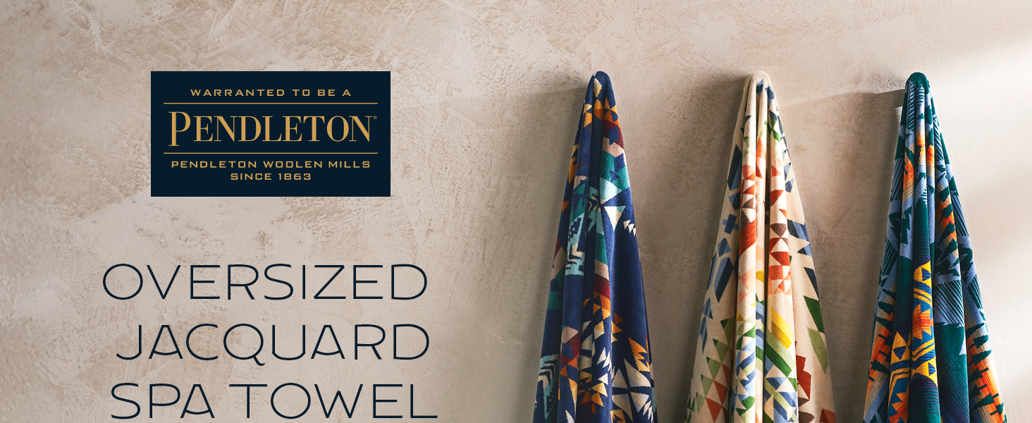 Pendleton Oversized Jacquard Spa Towel