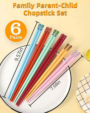 Coikcer Family Parent-Child Chopstick Set