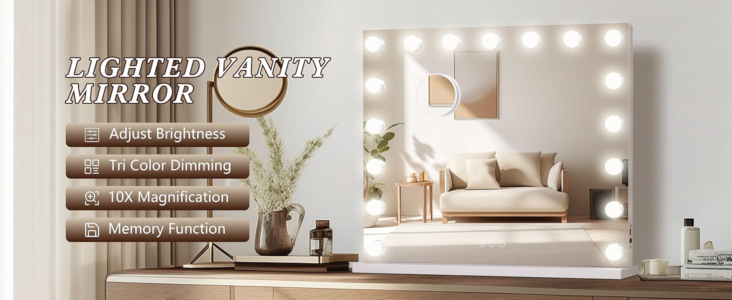 vanity mirror with lights