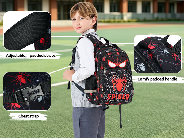 Designed for ultimate comfort, with adjustable thick straps, thick handles, and chest buckle design.