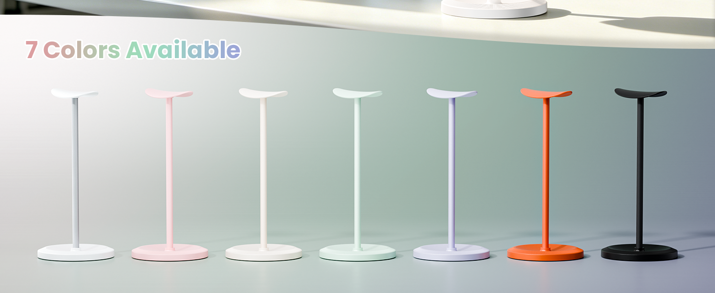 white headphone stand