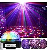 YouOKLight 9 Color LED Disco Ball Party Lights Strobe Light 18W Sound Activated DJ Lights Stage L...