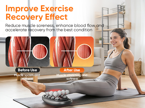 16 Head Massage Gun Deep Tissue Quiet Muscle Massage Gun for Back