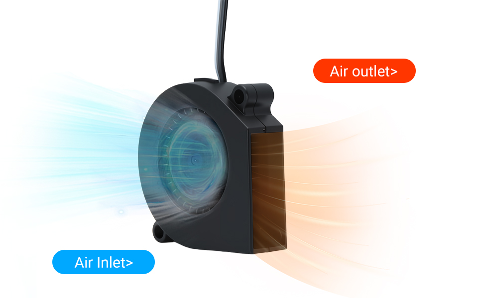 ELVES 3D Printer DC24V Extruder Hotend Cooling Fan 5015