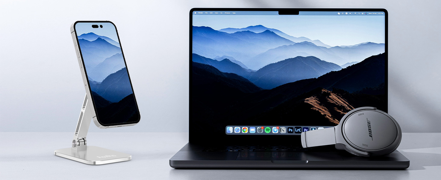 magnetic phone stand for desk