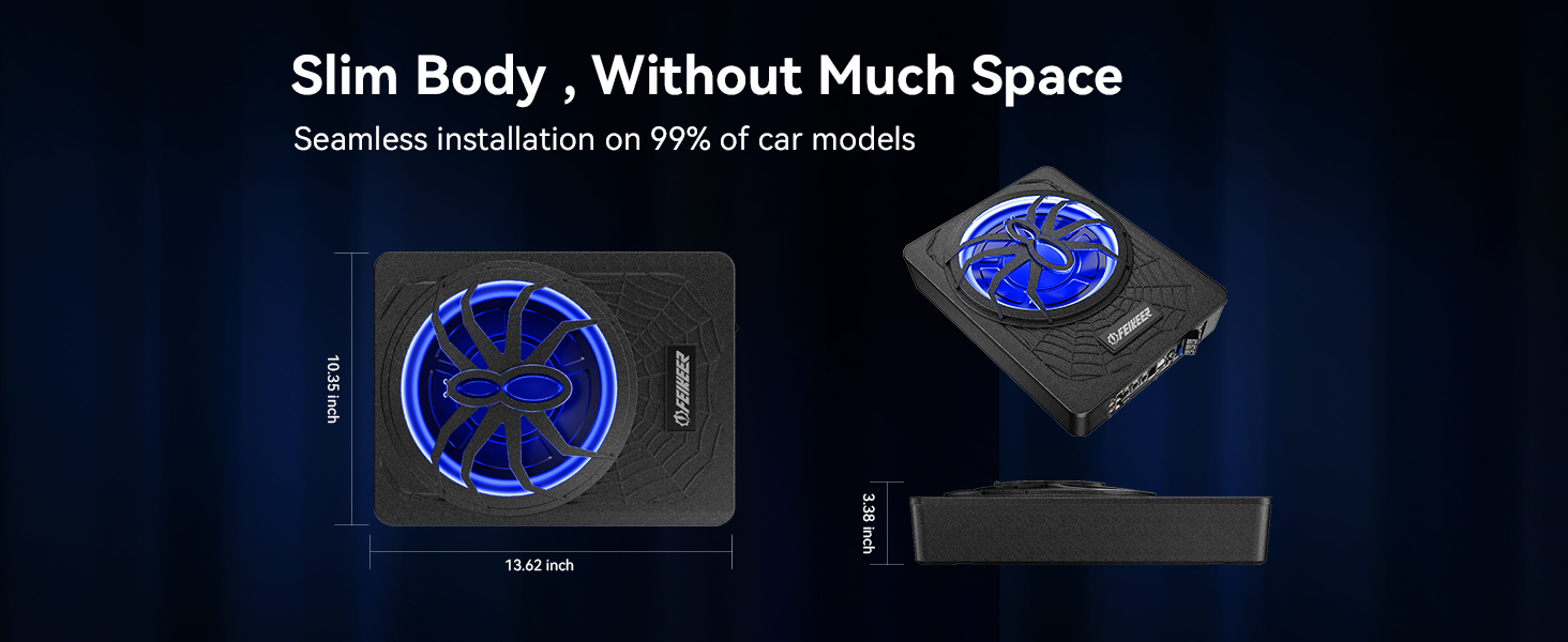 Car subwoofer,under seat subwoofers with amp,under seat subwoofer,bluetooth subwoofer for car