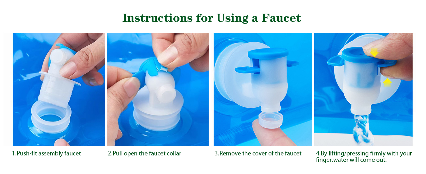Collapsible Water Container Bag