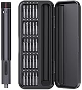 Mini Electric Screwdriver, Precision Screwdriver Set with 24 Magnetic Bits Rechargeable Magnetic ...