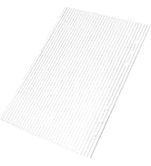 Angoily A5 Acrylic Binder Cover, Transparent 6 Hole Budget Binder for Office Use, Acrylic Protect...