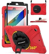 BRAECN for iPad 9th Generation Case, iPad 10.2 Case with Built in Screen Protector, Hand Strap, S...
