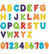 Nuby Foam Bath Letters and Numbers for Toddlers - Bath Toy Set for Kids 3+ Years - 36 Pieces