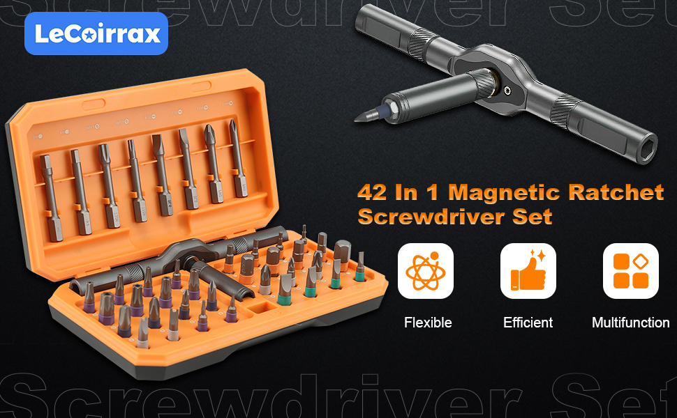 42-In-1 Magnetic Screwdriver Set