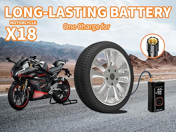 motorcycle tire inflator