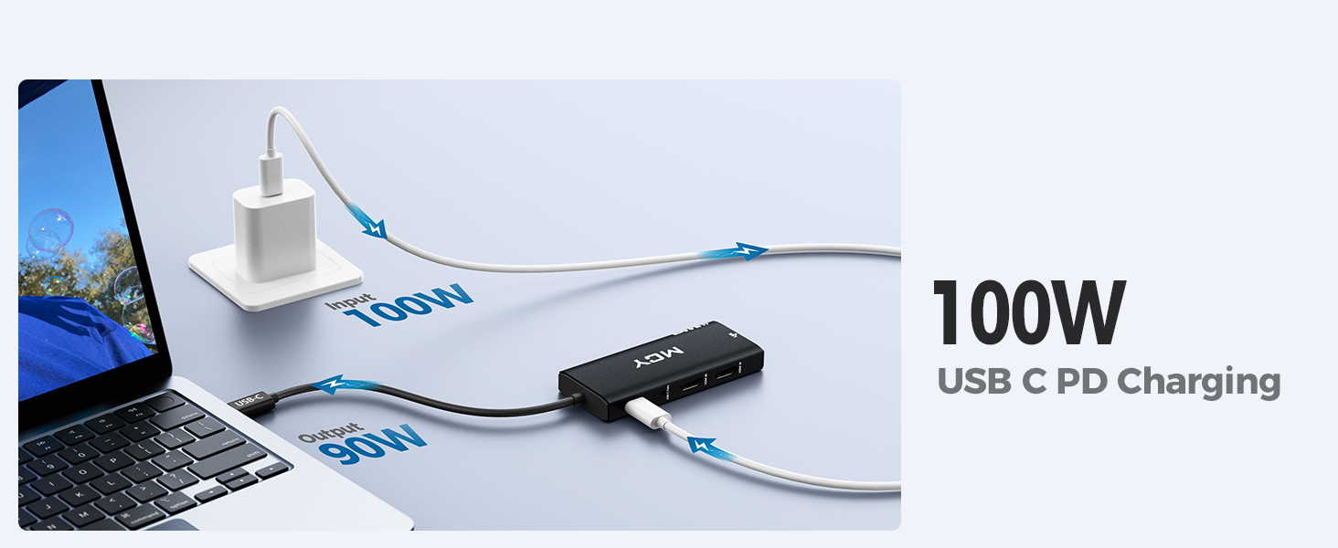 100w powered usb c hub multiport adapter