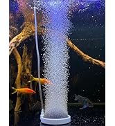 UPETTOOLS Aquarium Air Stone Fish Tank Bubbler Small Nano Air Bubble Stone Super-High Dissolved O...