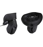 Samsonite Luggage Replacement Wheels Replacement Wheels Plastic 2Pcs Set PVC Luggage Wheels Repla...