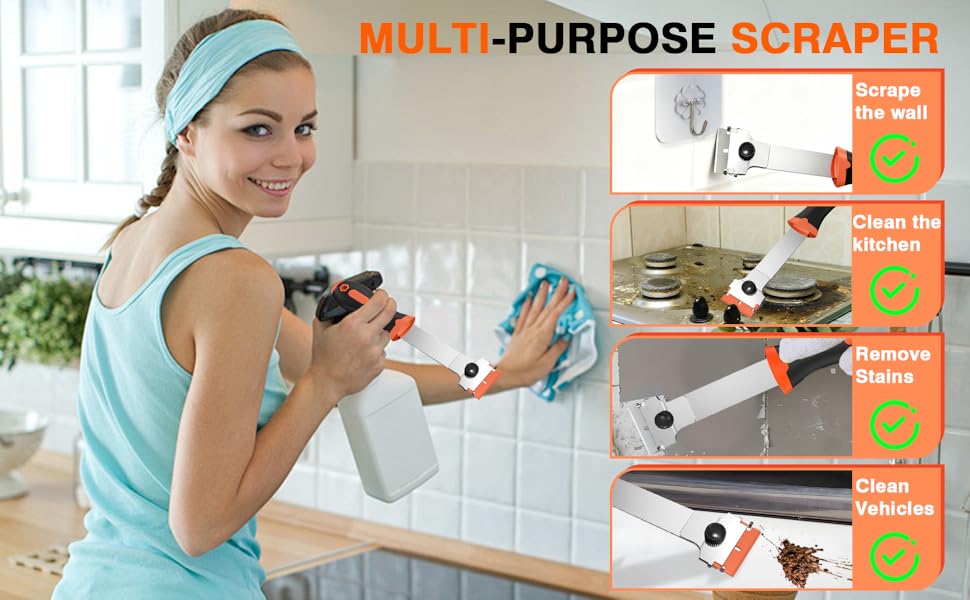 2 Pack Razor Blade Scraper Tool