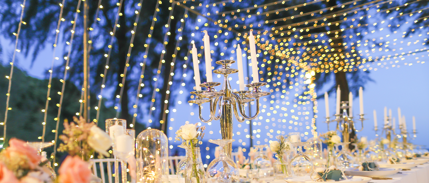 wedding decor lights
