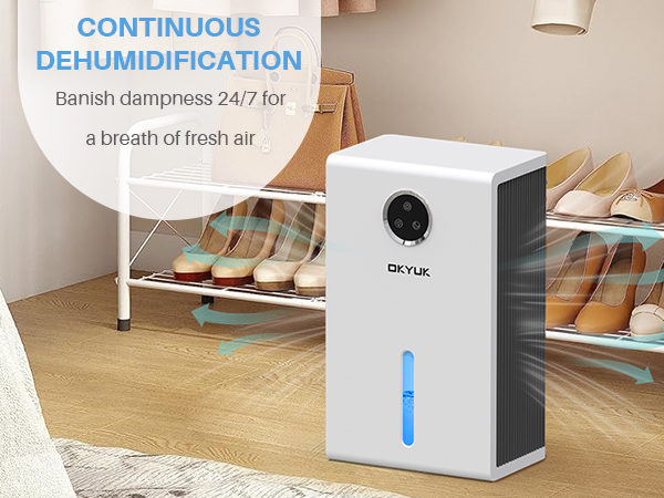 Continous dehumidification