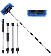 NAVAPAL 69" Car Wash Brush with Long Handle, Flow-Thru Soft Bristle Car Washing Brush with Extend...