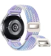 One Click No Gap Braided Bands Compatible with Samsung Galaxy Watch 7 6 4 5 FE Band 40mm 44mm/Gal...