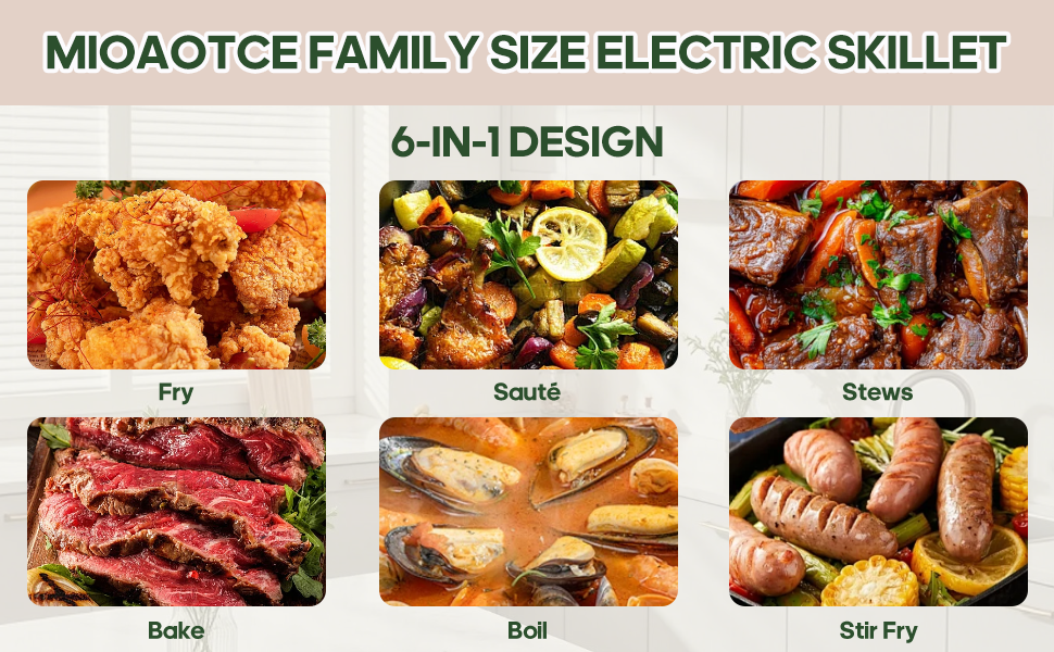 electric frying pan with lid