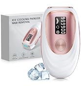 LYSMOSKI Laser Hair Removal, IPL Hair Removal with Ice-Cooling System for Painless &amp; Long-Lasting...