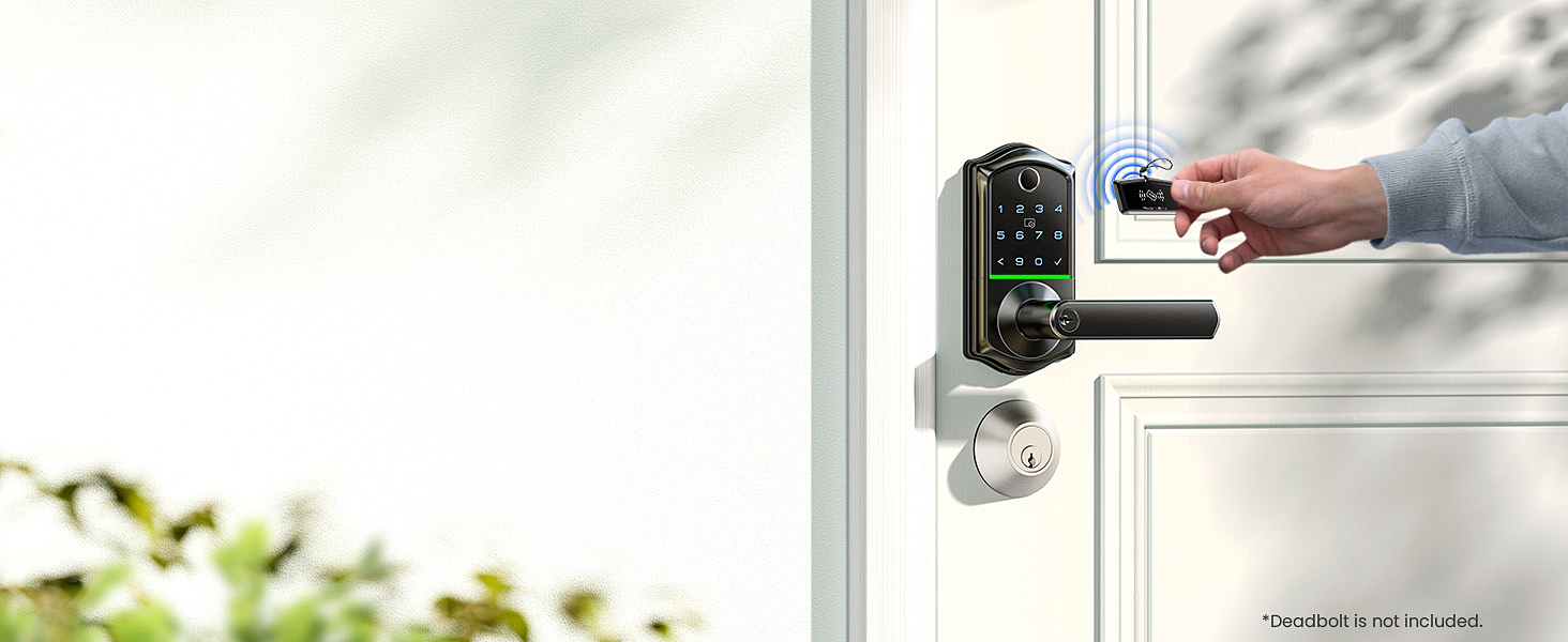 key pad door lock deadbolt with handle