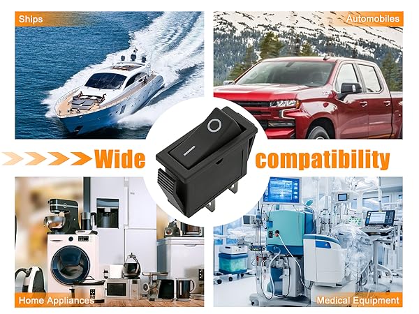 RK1-11 Rocker Switch ON-Off 16A 250VAC