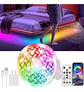 KANTUTOE Motion Activated LED Light Strip, 16.4FT Motion Sensor LED Light Indoor with APP Control...