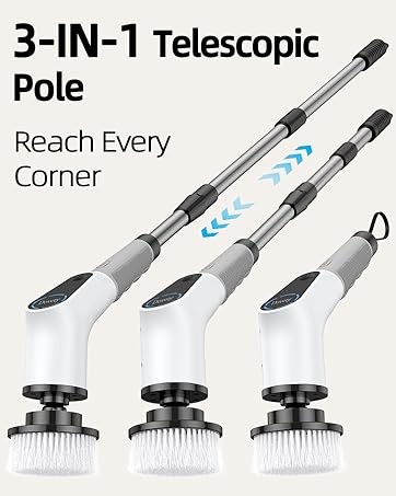 electric spin scrubber