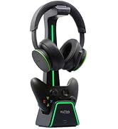 Tilted Nation 3 in 1 Gaming Headset and Controller Stand for PS5 and Xbox Series X Charging Stati...