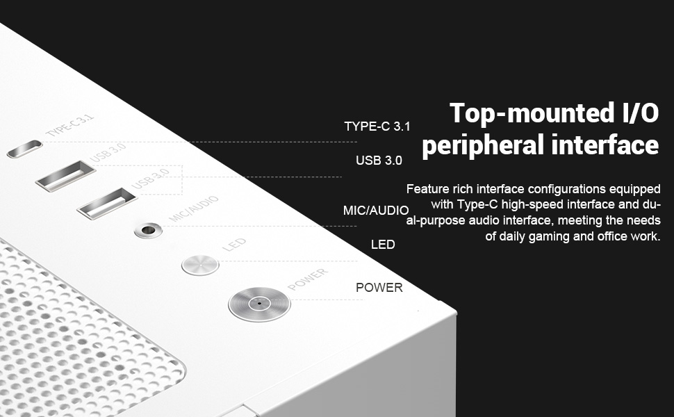PCCOOLER C3T500 ARGB PC Case