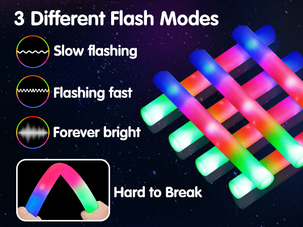 3 Different Flash Modes