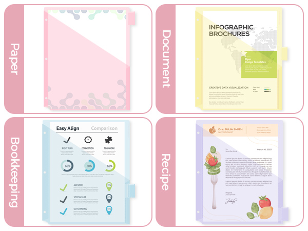 binder divider with tabs