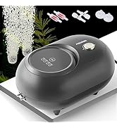 FEDOUR 6W Aquarium Air Pump with Ozone, Powerful Adjustable Fish Tank Oxygen Pump for up to 300Ga...
