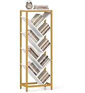 Giantex Tree Bookshelf, 9-Tier Floor Standing Bookshelf for Books/CDs, Corner Narrow Display Shel...