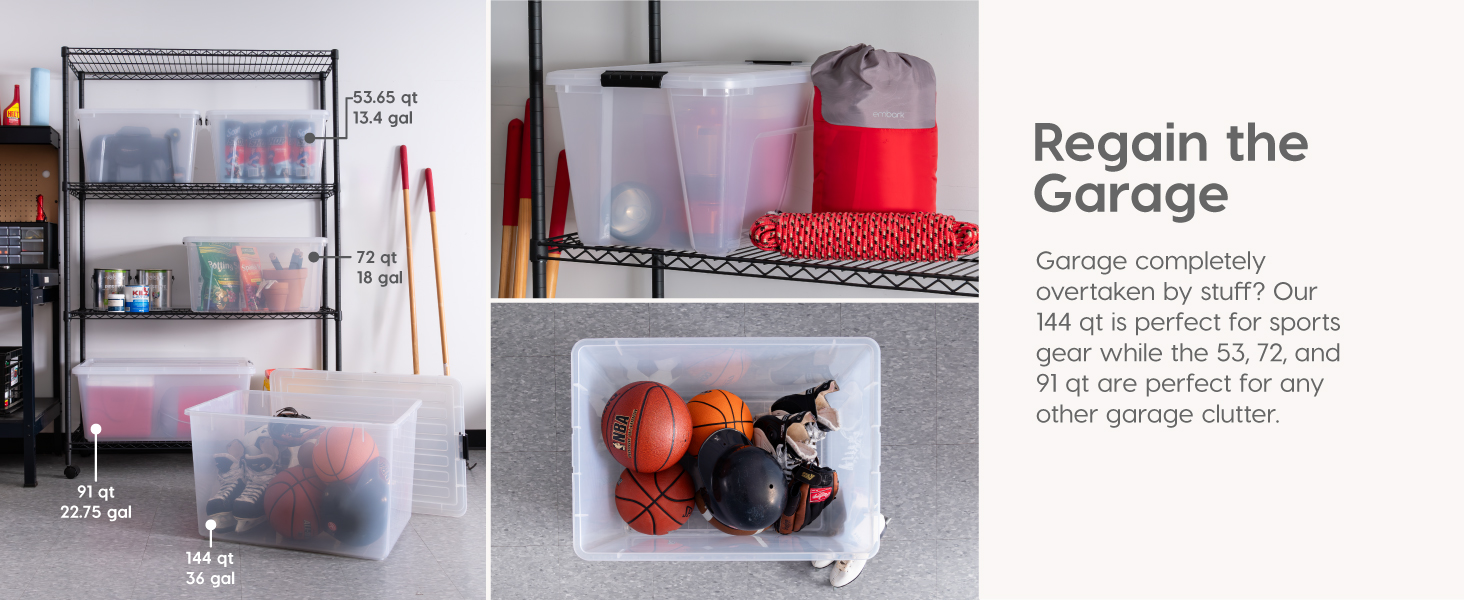 regain and declutter the garage