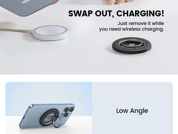 magnetic phone grip magsafe phone grip holder for phone case