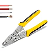 KATA 8-Inch Wire Stripper Tool - Professional Wire Stripping, Cutting &amp; Crimping Pliers for 10-22...
