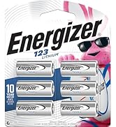 Energizer 123 Lithium Batteries (6 Pack), 3V Photo Batteries