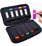WesData Flash Drive Case, USB Drive Holder, Storage Bag for Thumb Drive, Light Weight and Easy to...