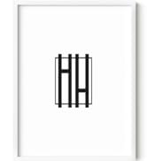 HAUS AND HUES White Aluminum Frame Set of 1 - 12x16
