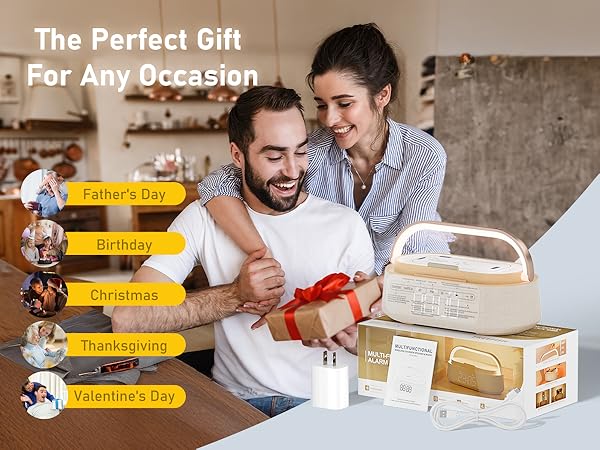 wireless charge with alarm clock