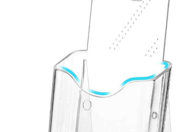 pamphlet holder display stand