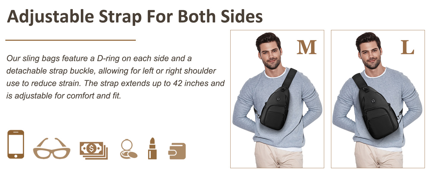 adjustable strap for both sides