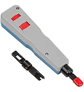 Uvital Professional Impact 110 Ethernet Punch Down Tool with Enlarged Blade Storage for 110/66 Bl...