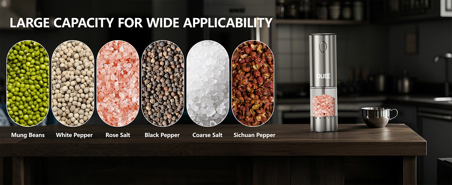 Rechargeable Pepper Grinder Mill Electric 