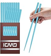 10 Pairs Fiberglass Chopsticks-Reusable Chopsticks Dishwasher Safe, 9.63 inch/24.5cm Premium Non-...